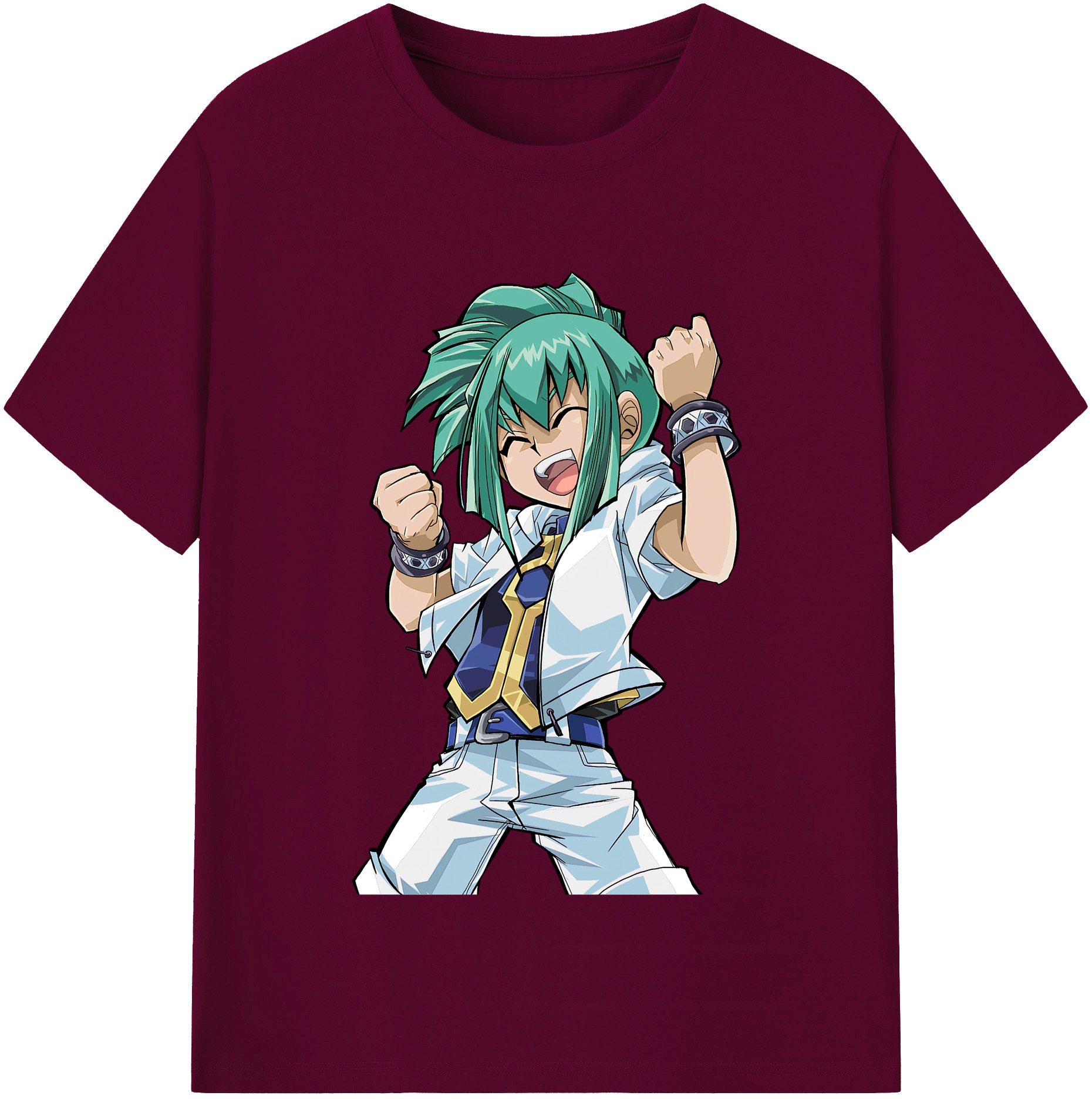 （画像用） 遊☆戯☆王 Yu-Gi-Oh! レディースカジュアルプリントTシャツ（綿100％）